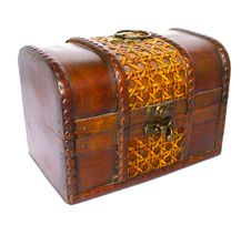 The Old Wooden Chest Royalty Free Stock Photos The Old Wooden Chest Royalty Free Stock Photos