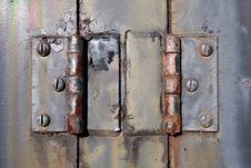 Colorful And Rusty Hinges Under The Florida Sun Royalty Free Stock Image Colorful And Rusty Hinges Under The Florida Sun Royalty Free Stock Image