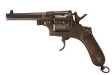 1918 Italian Revolver Stock Photography