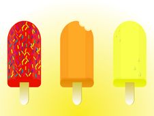Ice Lolly Pops Royalty Free Stock Photo