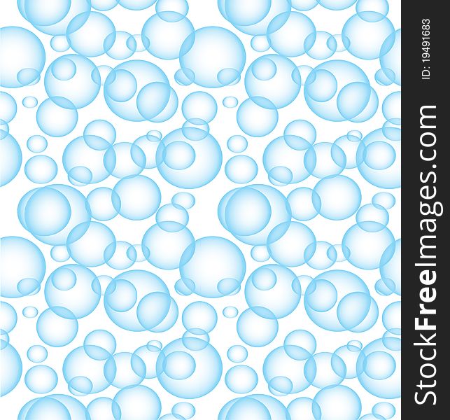 Blue Soap Bubbles
