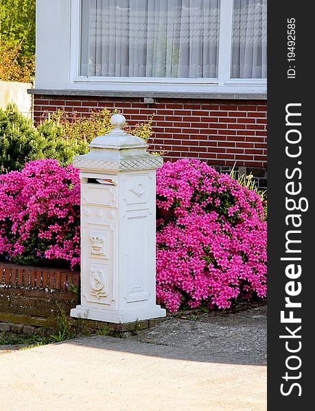 Mailbox, located in front of the house. Mailbox, located in front of the house