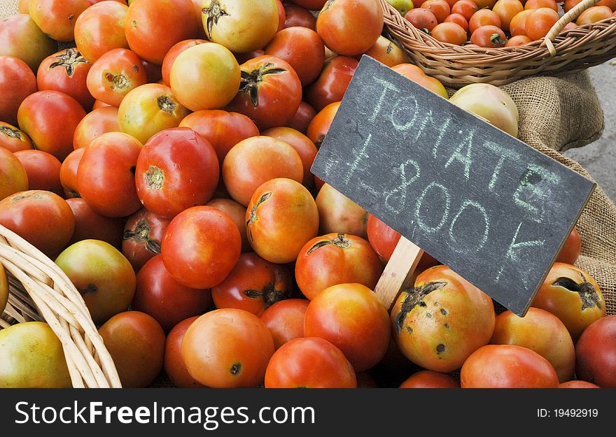 Fresh and healthy vegetables grown organically tomatoes. Fresh and healthy vegetables grown organically tomatoes