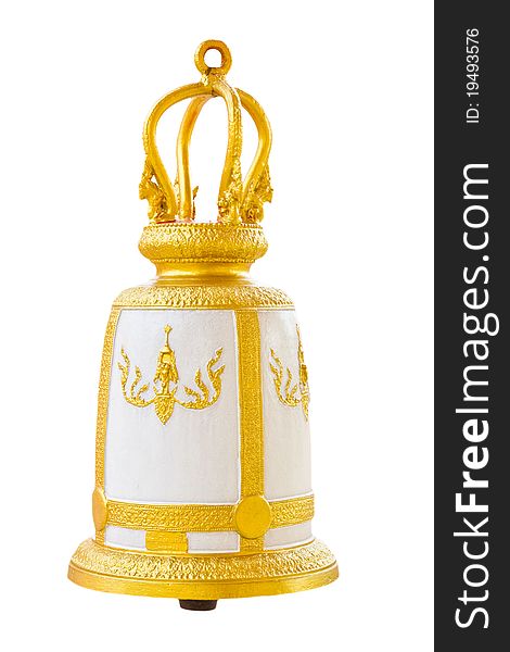 Thai Bell On Isolated Background