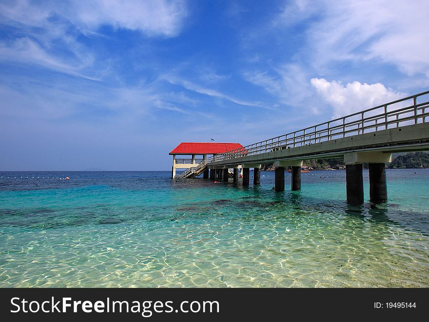 Day view of Marine Park Redang Island Malaysia