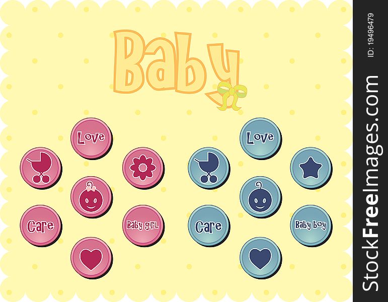 Baby buttons