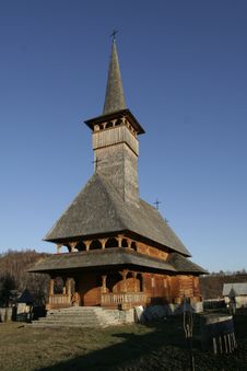 Wooden Church Front View I Stock Photos Wooden Church Front View I Stock Photos