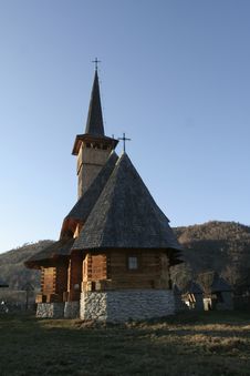 Wooden Church From Behind I Stock Photography Wooden Church From Behind I Stock Photography