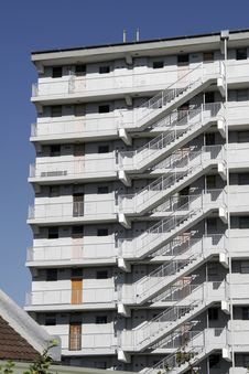 Urban Apartment Building Royalty Free Stock Photography Urban Apartment Building Royalty Free Stock Photography