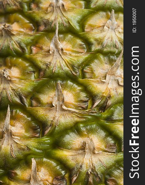 Detail of a pineapple