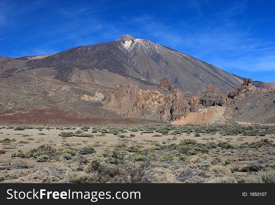 Teneriffe Spain - canary island - Volcano Teide. Teneriffe Spain - canary island - Volcano Teide