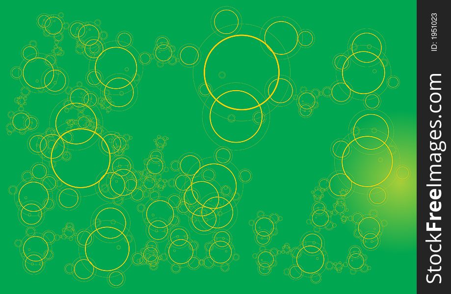 Yellow and green illustration background. Yellow and green illustration background
