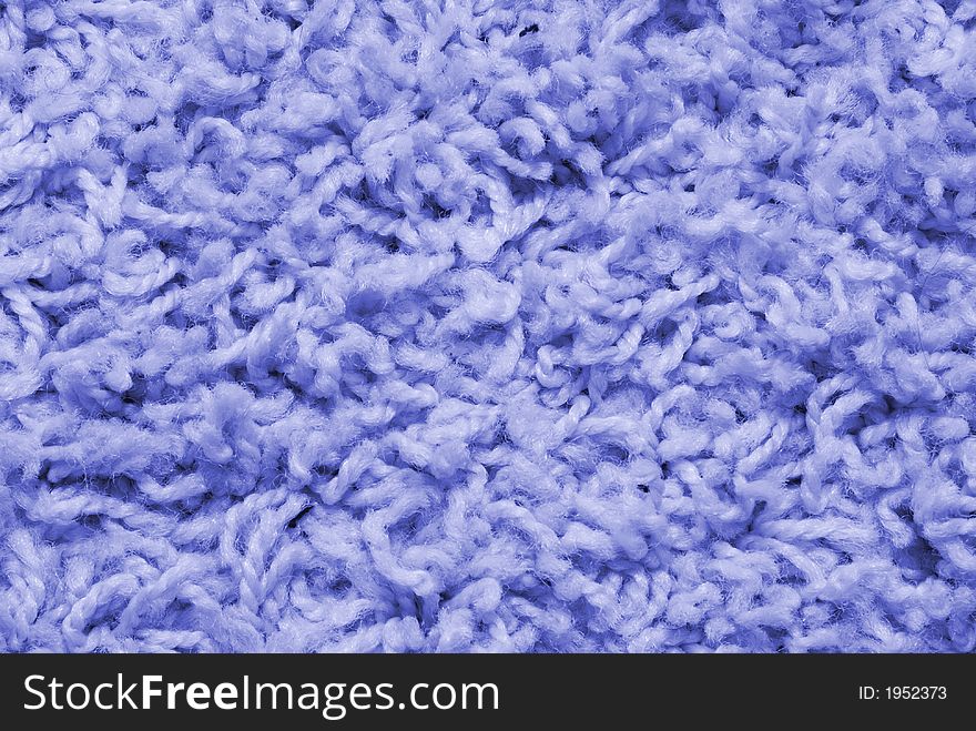 Blue woolen background or texture
