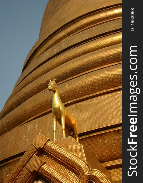 Roof of tample in Bangkok, Thailand. Roof of tample in Bangkok, Thailand