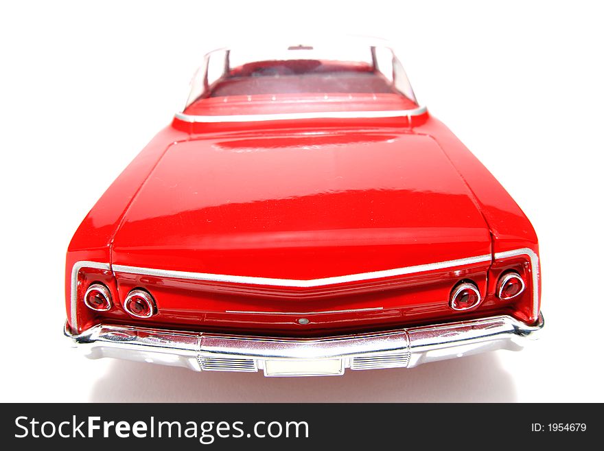 1962 Chevrolet Belair metal scale toy car fisheye backview