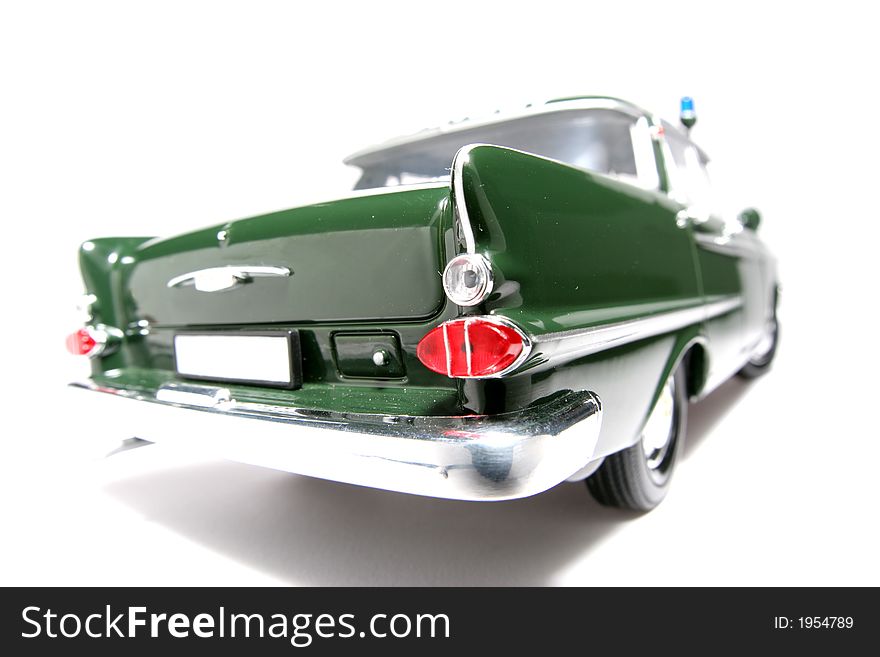 1961 German Opel KapitÃ¤n Police Scale Car Fisheye 2