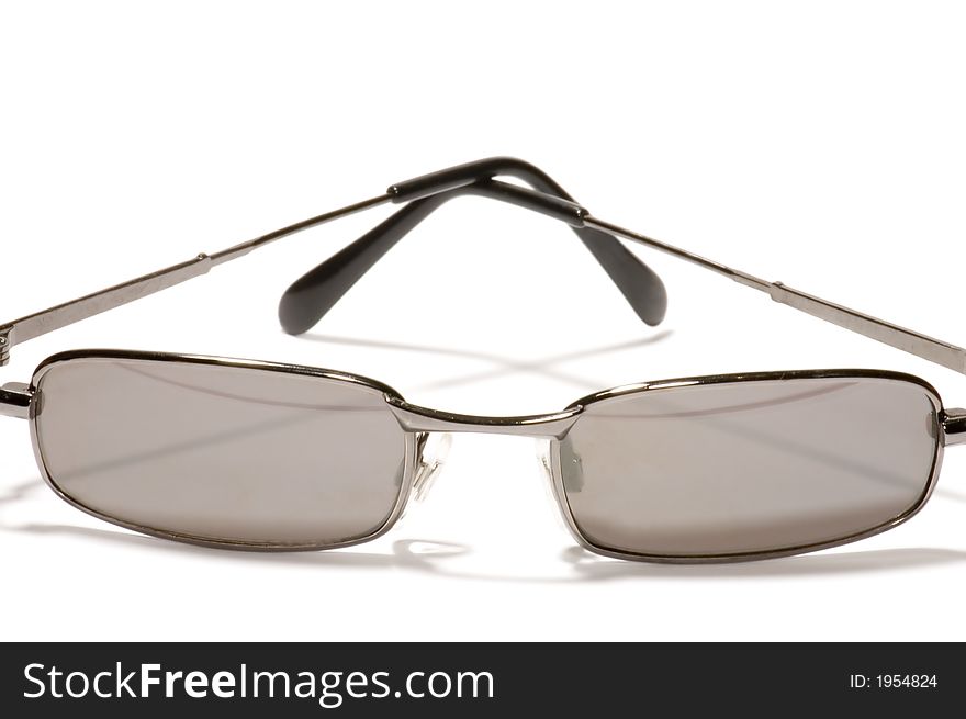 Series object on white: isolated -Close up sun glasses
