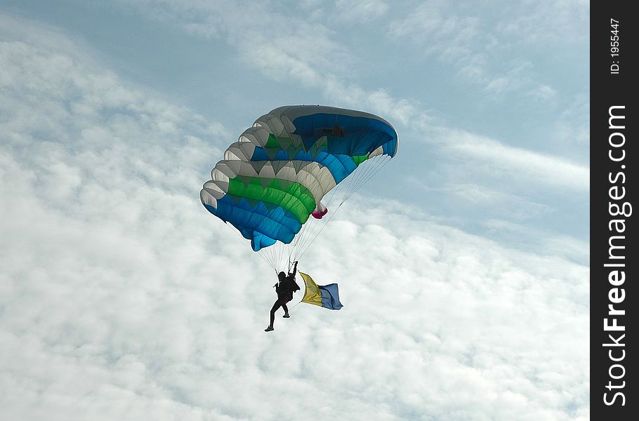 Parachuting - Back Lit