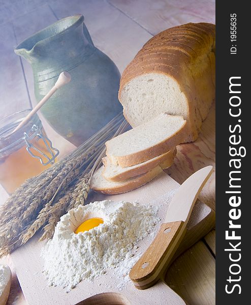 Bread is one of the basic kinds of food in Europen countries. Bread is one of the basic kinds of food in Europen countries.