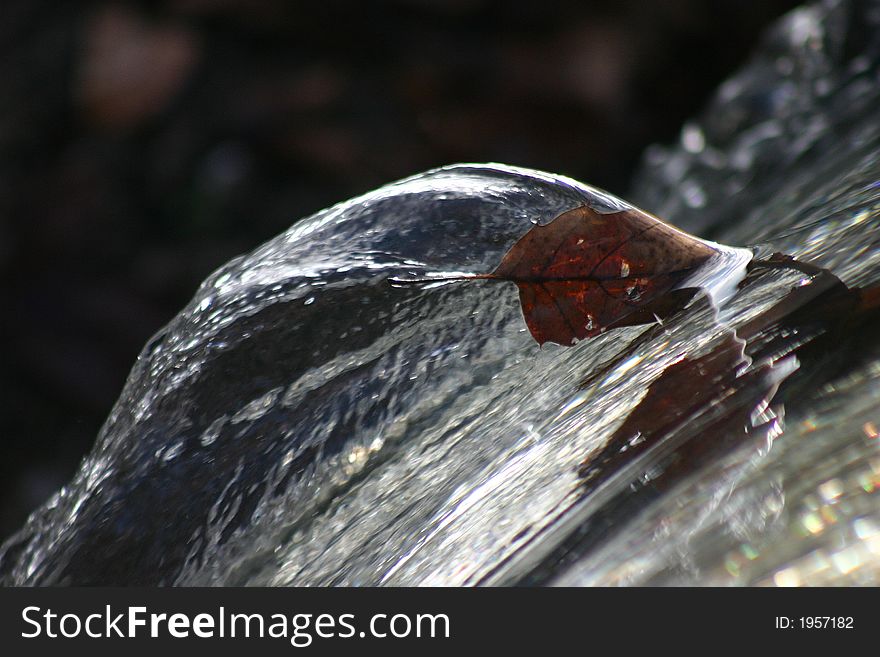 An image caught after a rainstorm that created this fountain effect. An image caught after a rainstorm that created this fountain effect.