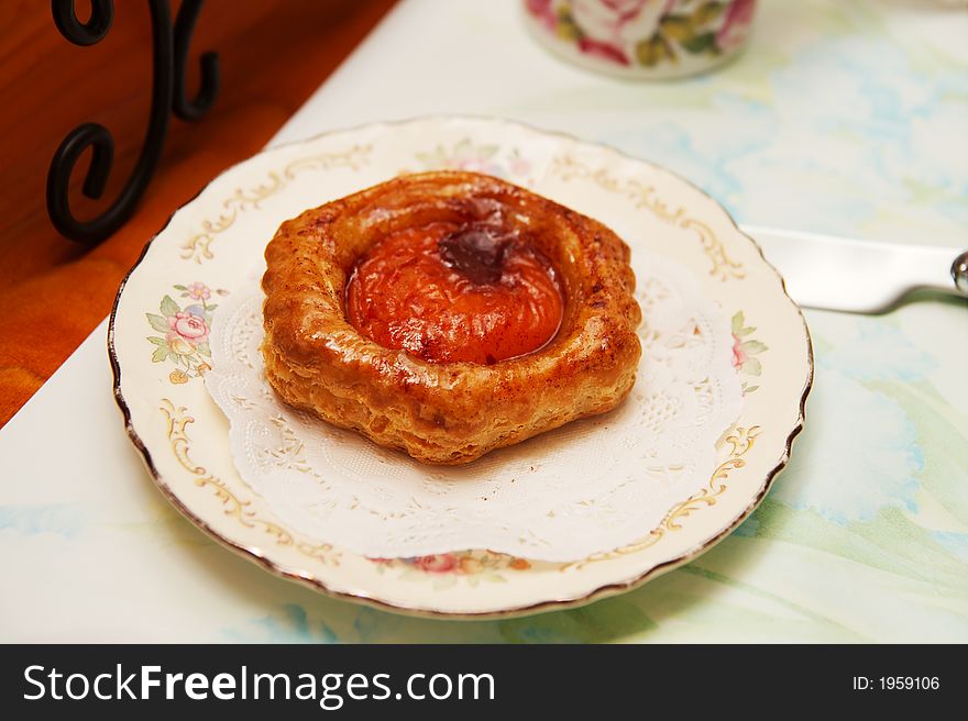 A delicious breakfast pastry from a local bed & breakfast. A delicious breakfast pastry from a local bed & breakfast.