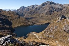 Lake Harris - Routeburn Track Royalty Free Stock Images Lake Harris - Routeburn Track Royalty Free Stock Images