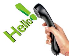 Phone Communication Royalty Free Stock Photo Phone Communication Royalty Free Stock Photo