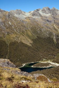 Lake Mackenzie - Routeburn Track Royalty Free Stock Photo Lake Mackenzie - Routeburn Track Royalty Free Stock Photo
