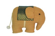 Thai Style Elephant Cloth Doll Royalty Free Stock Images