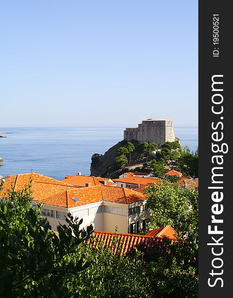 Croatia, Dubrovnik, view from the top