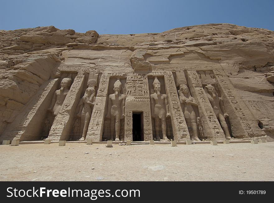 Temple Of Nefertari At Abu Simbel