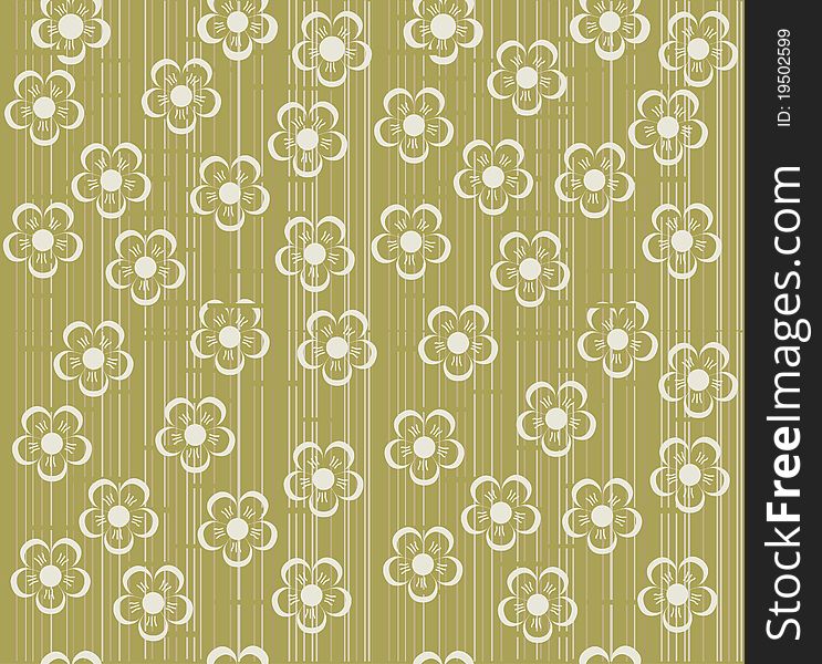 Floral seamless backgrounds for design of fabrics and wallpapers in vector. Floral seamless backgrounds for design of fabrics and wallpapers in vector
