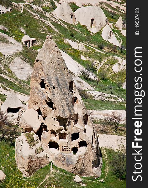 The houses of Cappadocia