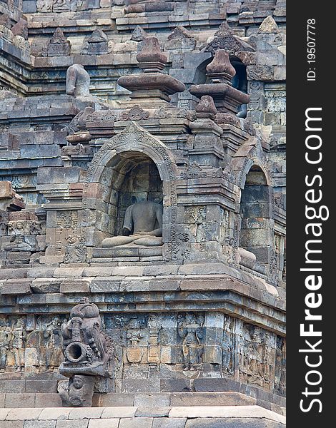 Borobudur temple in Indonesia