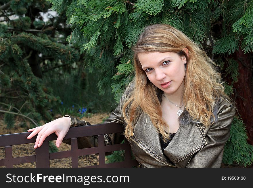 Teenager On The Bench