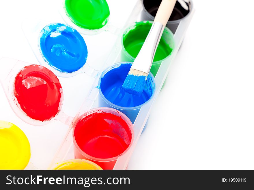 Color Paint, isolated on a white background