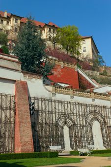 Prague Castle Gardens Royalty Free Stock Image Prague Castle Gardens Royalty Free Stock Image