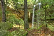 Ash Cave In Hocking HIlls Ohio Stock Images