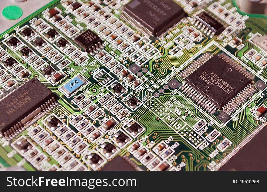 The electronic control board old hard drive. The electronic control board old hard drive