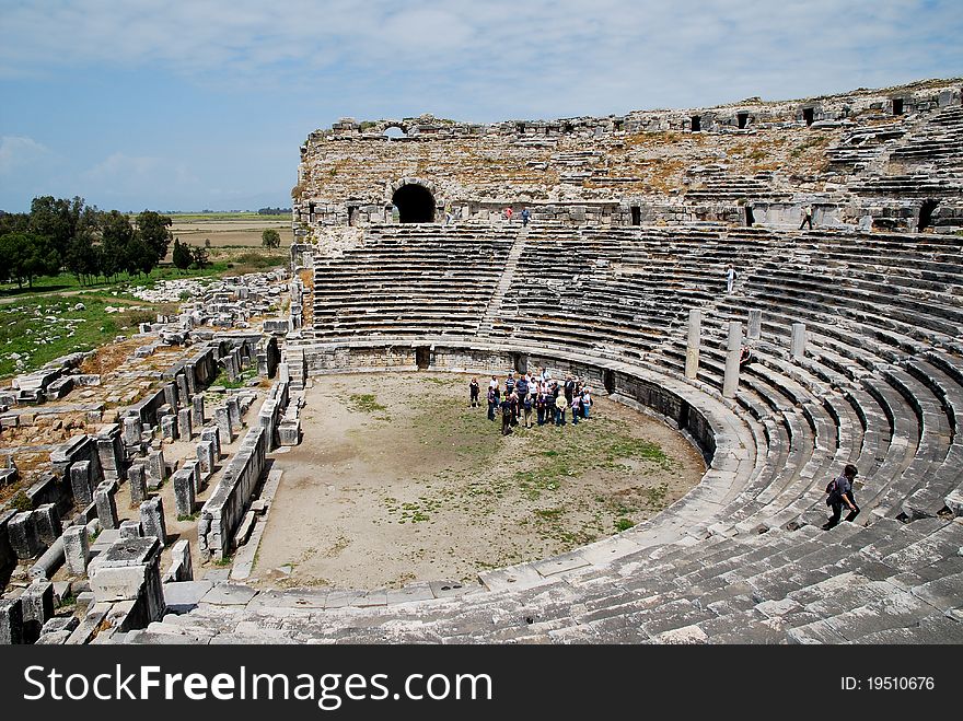 Tourism in Milet in Turkey. Tourism in Milet in Turkey