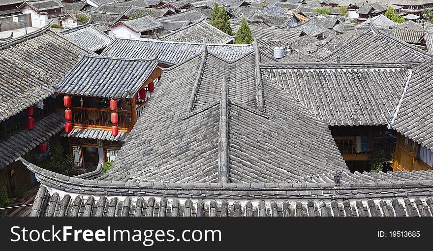 Ancient town of dayan in lijiang, yunnan province, southwest china. Ancient town of dayan in lijiang, yunnan province, southwest china.