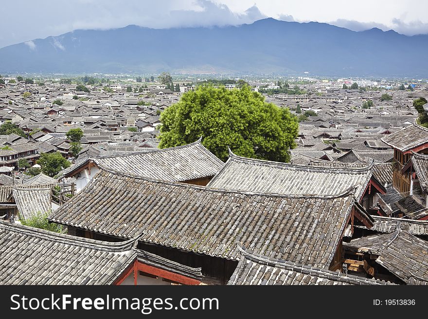 Ancient town of dayan in lijiang, yunnan province, southwest china. Ancient town of dayan in lijiang, yunnan province, southwest china.