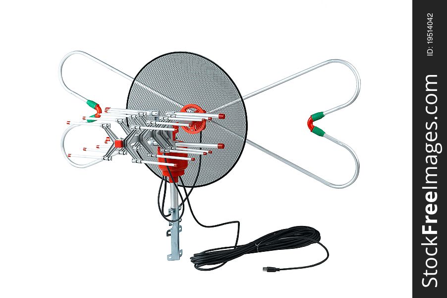 Television antenna isolated