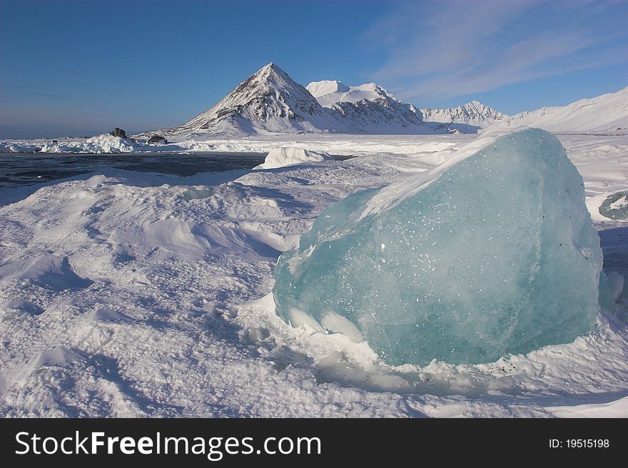 Antarctic Winter Landscape