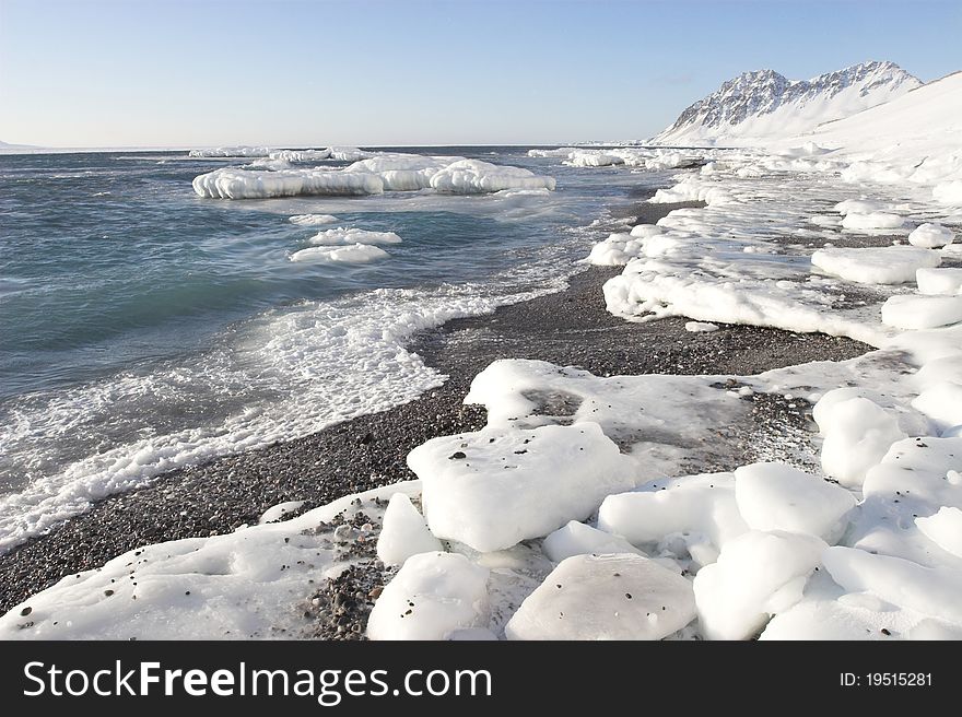 Antarctic Winter Landscape