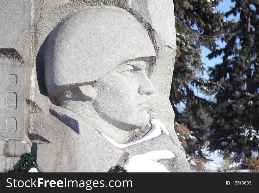 Monument to fallen soldiers in Yaroslavl, Russia