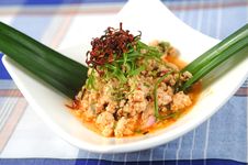Spicy Pork Salad Thai Food Stock Photography Spicy Pork Salad Thai Food Stock Photography