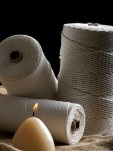 Wick Cord Roll Stock Photography Wick Cord Roll Stock Photography