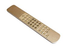 Gold Remote Control Royalty Free Stock Photo