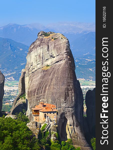 Meteora Monastery In Greece